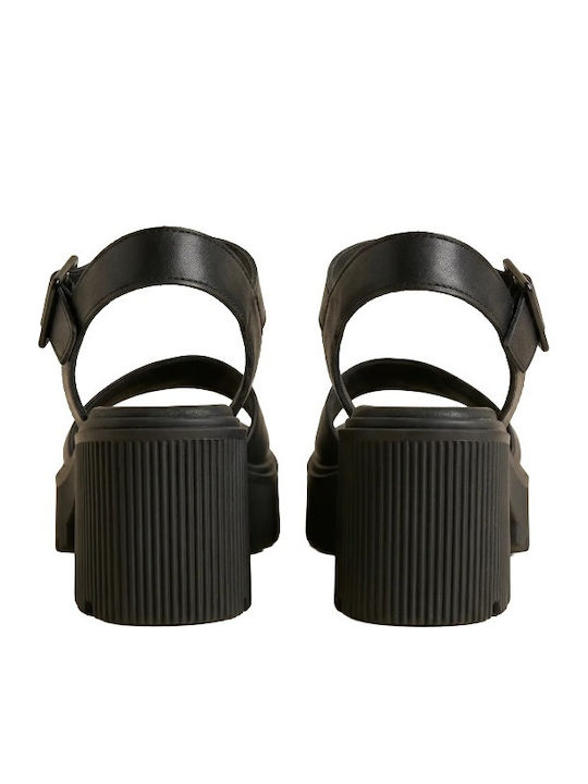 Leather Sandals Anatomic Black