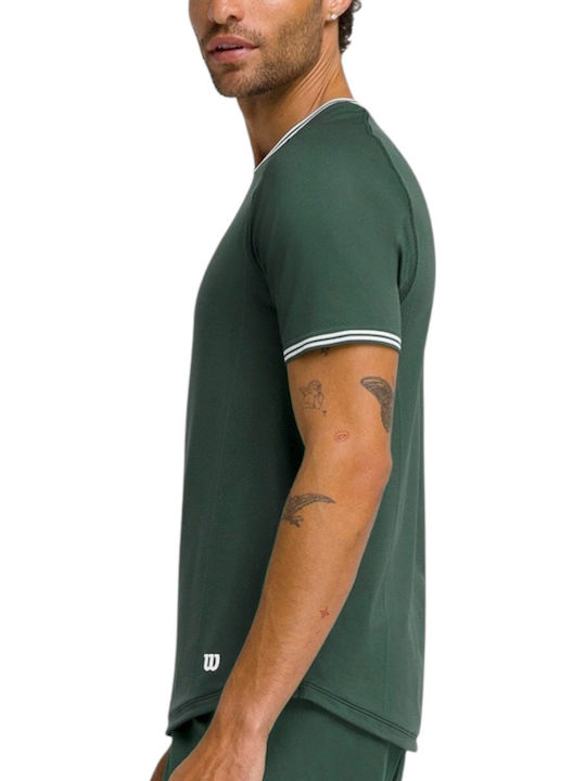 Wilson Crew WM00310411NVD Men's Green Blouse