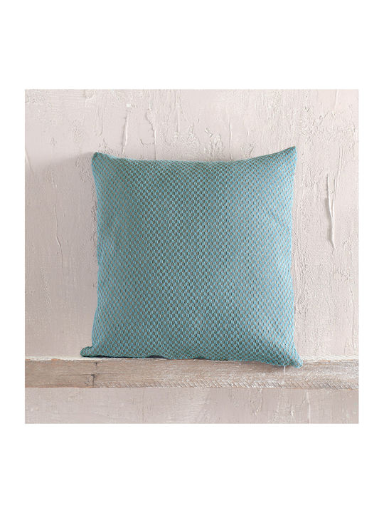 Rythmos Rami Armchair Throw 2 Sides Jacquard 160x180cm Blue