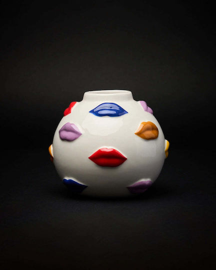 Blogo Decorative Multicolour Vase Y12cm