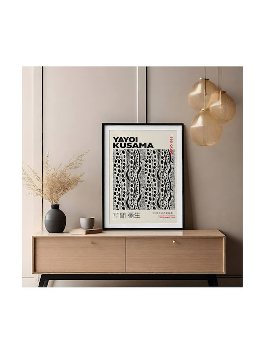 Poster Yayoi Kusama 1998 Polka Dots Lines Art314 30cm X 40cm