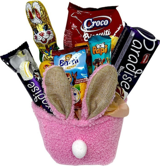 Ostergeschenkbox Rosa Häschen Mix Kinder Überraschung Süßigkeiten