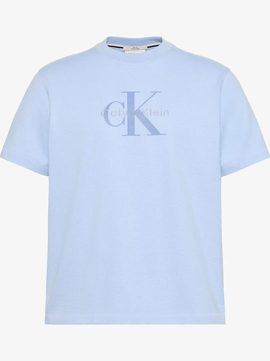 T-shirt Γαλάζιο
