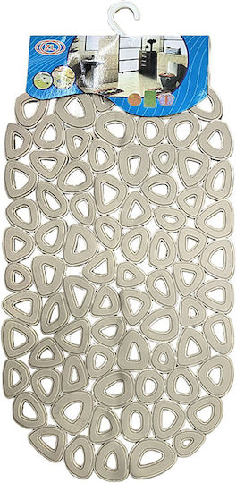 HOMie Bathtub Anti-Slip Mat with Suction Cups Gray