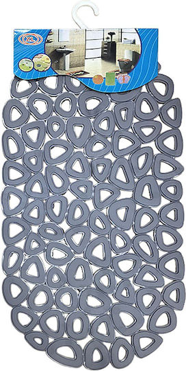 HOMie Bathtub Anti-Slip Mat with Suction Cups Gray