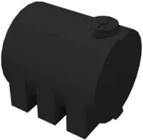 Rotogran Rezervor Plastic de Apă / Motorină / Ulei Cilindric Orizontal 1000l Negru