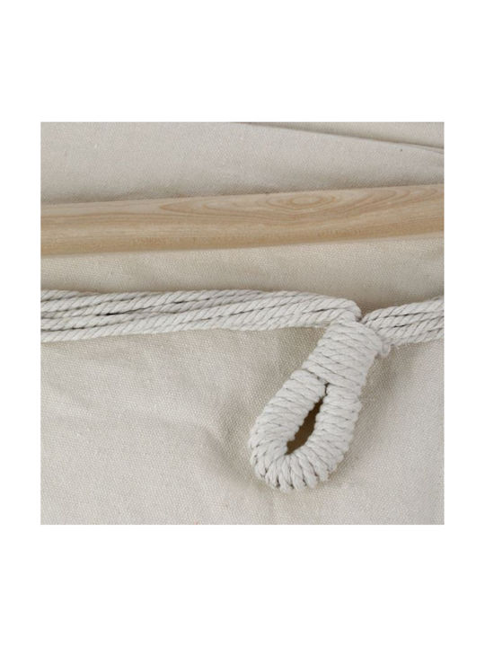 Hamac-Scaun Tip Plasă Bej 100x50x110cm