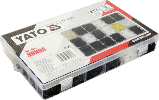 Yato Car Plastic Clips 418pcs
