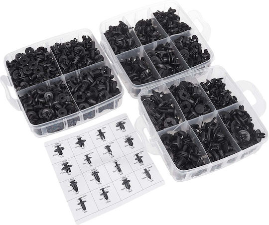Car Upholstery Clips Set 655 Pieces Geko G02935
