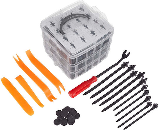 Car Upholstery Clips Set 655 Pieces Geko G02935