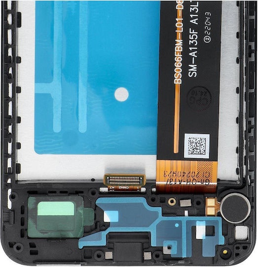 Οθόνη με Μηχανισμό Αφής και Πλαίσιο για Samsung A135F Galaxy A13 4G (Μαύρο)