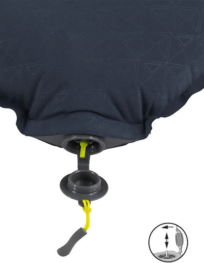 Outwell Self-Inflating Single Camping Sleeping Mat 195x63cm Thickness 10cm Blue