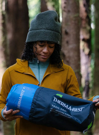 Thermarest Saltea De Dormit Auto-umflabilă Single Pentru Camping Albastră