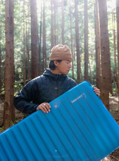 Thermarest Max Αυτοφούσκωτο Μονό Υπόστρωμα Camping Μπλε
