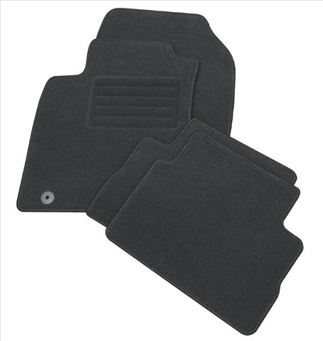 Petex Set of Front and Rear Mats 4pcs for Nissan Juke 2010+ Black