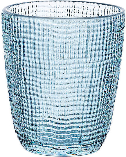 Estia Roche Σετ Ποτήρια Νερού από Γυαλί Μπλε 310ml 07-39455 6τμχ