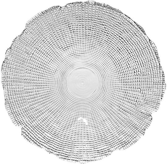 Estia Roche Serving Bowl Round Glass Transparent with Diameter 16cm