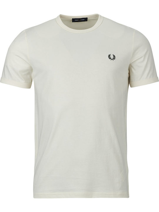 Ringer T-shirt Beige