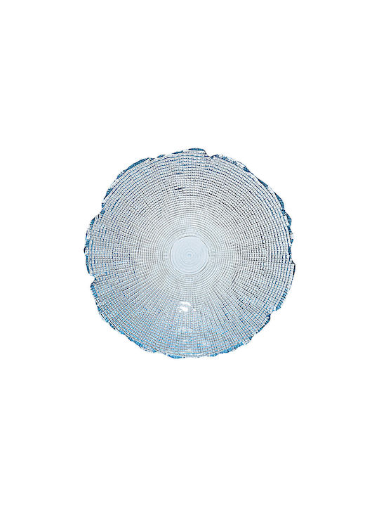Estia Roche Serving Bowl Round Glass Blue with Diameter 16cm