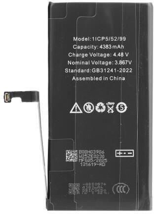 Diagnosable Baterie de înlocuire compatibilă 4383mAh pentru iPhone 15 Plus