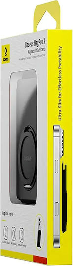 Baseus MagSafe Θήκη Καρτών Magpro 3 σε Μαύρο χρώμα