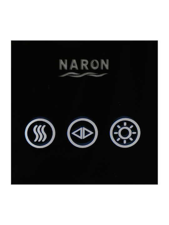 Naron Кръгло Огледало За Баня LED Touch