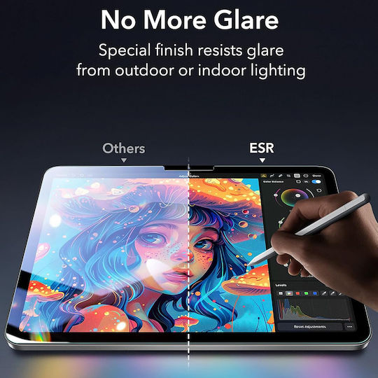 ESR Ultrafit Armorite Paper-Feel 0.33mm Matte Tempered Glass Ipad Air 13