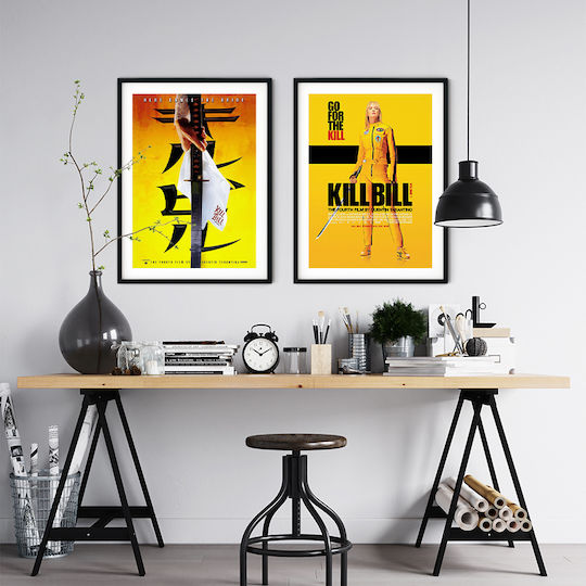 Poster Kill Bill Vol 1 Here Comes Bride Mv310 21cm X 30cm Λευκό Κάδρο Pvc