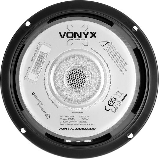Fenton Woofer Ηχείου 902.127 6.5" Αντίστασης 8Ω