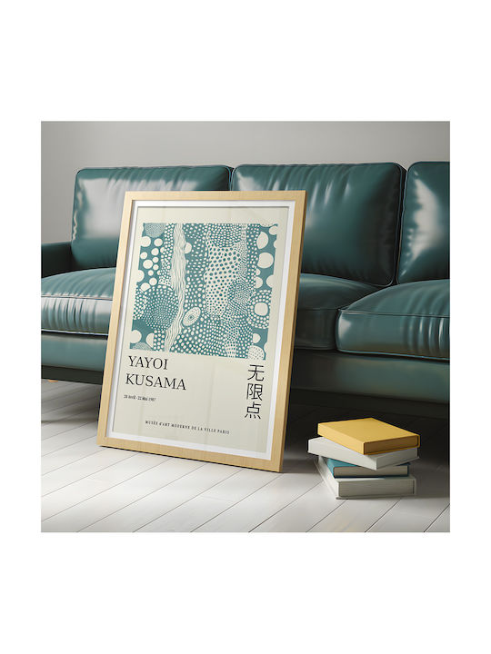 Poster Yayoi Kusama Infinity Puncte Albastre Art327 40cm X 50cm