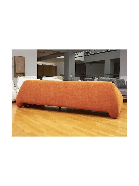 Olivo Three-Seater Couch Orange 110x100 cm