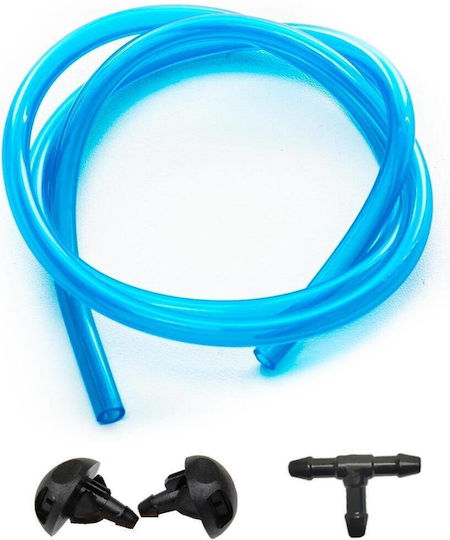 Kit Universal 2 Duze Ștergător Parbriz Tip Cortină + Racord T + Furtun Lungime 175 Cm