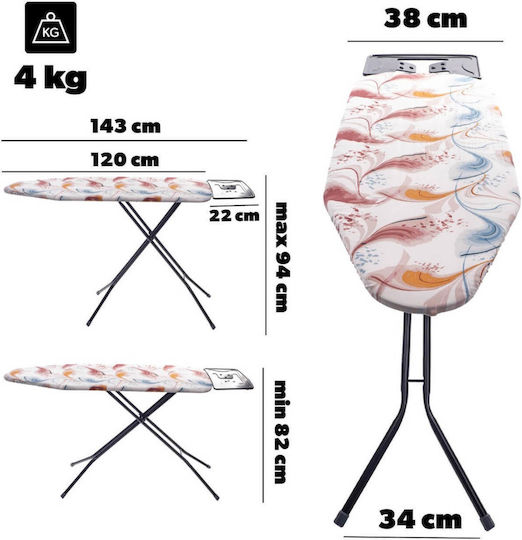 Kadax για Σίδερο Ατμού Σπαστή 120x38cm