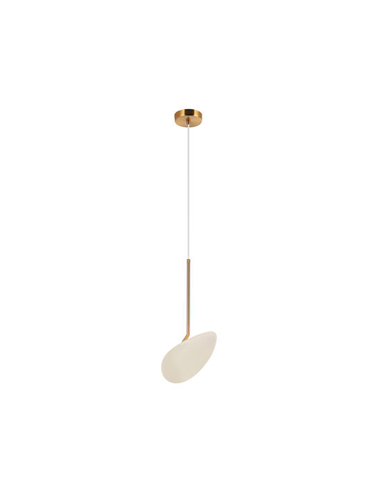 Zambelis Lights Adjustable Pendant Light Gold Ball 16.5x25x42.5cm