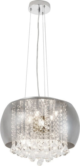 Rabalux Ninelle Hängelampe Silber 40cm