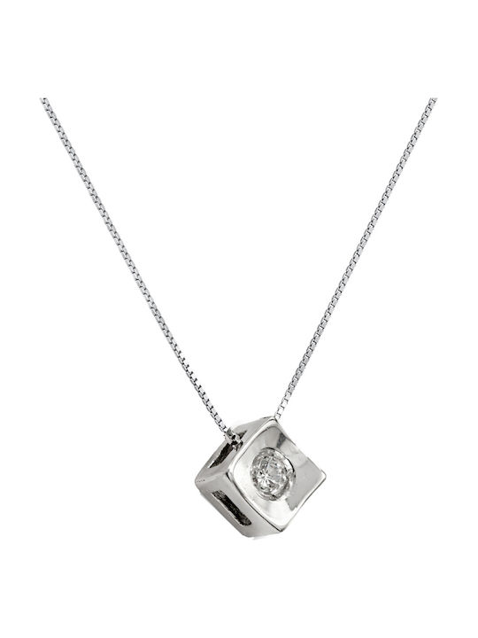 Necklace From 8K White Gold