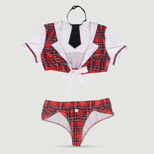 Sexy Costume Student College Style Cosplay Suit Plaid