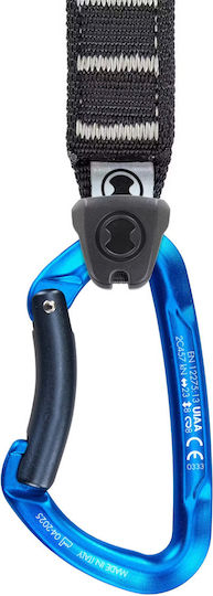 Skylotec Lime Set Ny Pro Climbing Quickdraws 6 Pack 12 Cm Anthracite Electric Blue