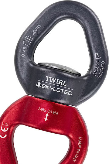 Skylotec Twirl Swivel Grey Red