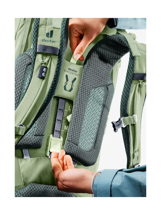 Deuter Aircontact Core 45+10 Sl Ορειβατικό Σακίδιο 10lt Αδιάβροχο Γκρι Daypack