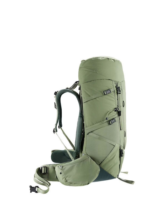 Deuter Aircontact Core 45+10 Sl Ορειβατικό Σακίδιο 10lt Αδιάβροχο Γκρι Daypack