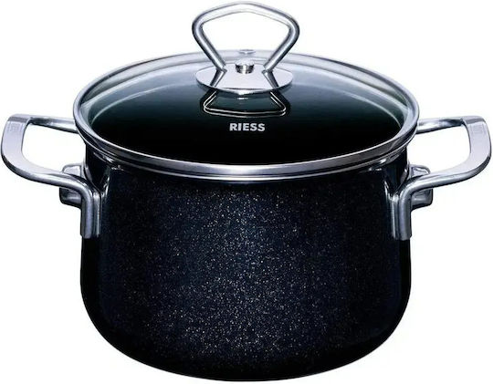 Riess Black Magic Σετ Κατσαρόλες από Αλουμίνιο με Κεραμική Επίστρωση 5τμχ