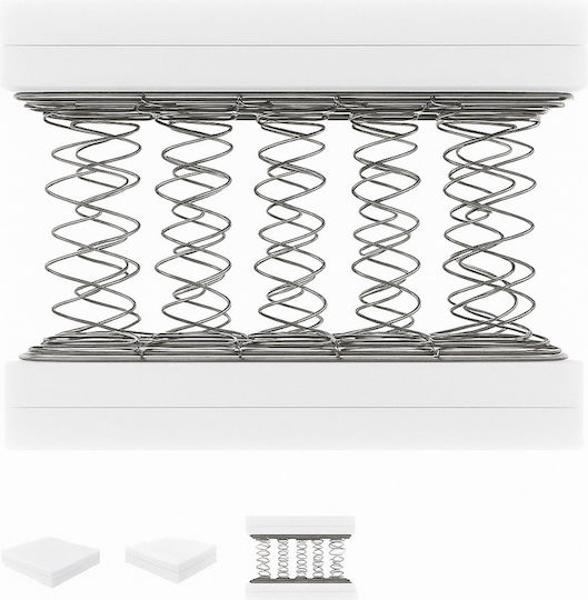 Medifeel Medi Ice Μονό Ορθοπεδικό Στρώμα 90x190cm με Ελατήρια