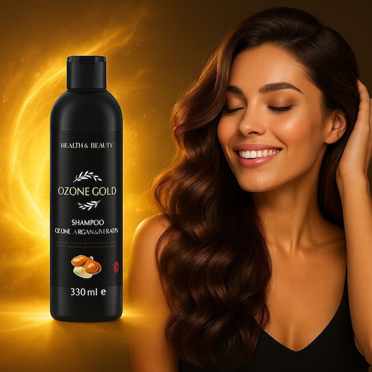 Ozone Gold Σαμπουάν Αναδόμησης/Θρέψης & Ενυδάτωσης 330ml