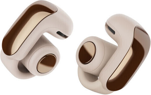 Bose Ultra Open Earbuds Bluetooth Handsfree Слушалки с Устойчивост на Изпотяване и Калъф за Зареждане Driftwood Sand