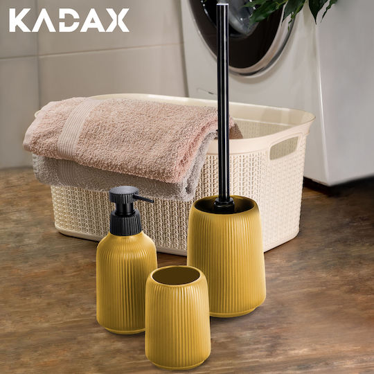 Kadax Κεραμικό Πιγκάλ Μπάνιου Κίτρινο