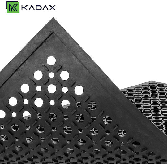 Kadax Входен Килим От Кокос Тree С Неслизащо Подложка Черен 60x90см Дебелина 14мм