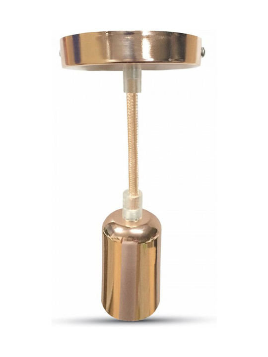 V-TAC Pendant Light Rose Gold with Socket E27 36cm