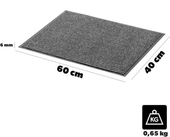 Kadax Πατάκι Εισόδου από Καουτσούκ Γκρι 40x60εκ. 35299 Γκρι Kadax Πατάκι Εισόδου από Καουτσούκ Γκρι 40x60εκ. 35299 Γκρι