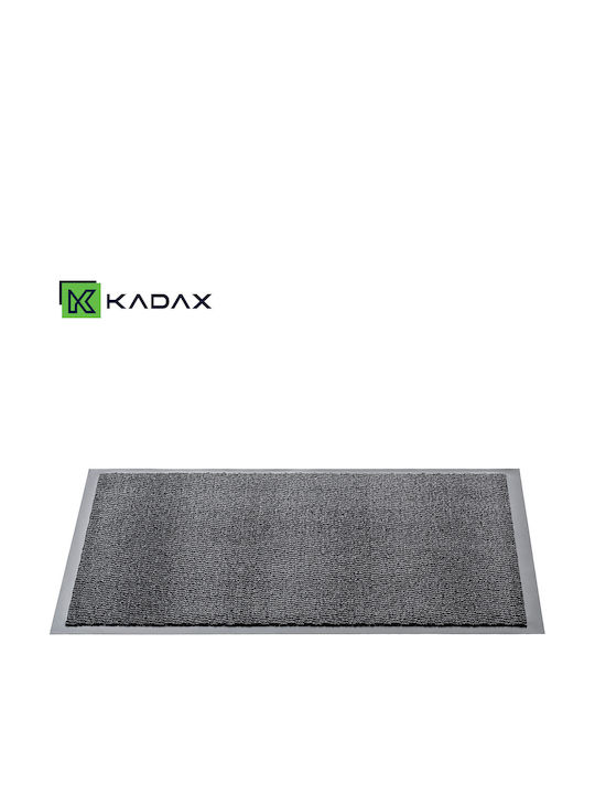 Kadax Πατάκι Εισόδου Αντιολισθητικό Γκρι 120x80εκ. Πάχους 5mm